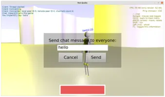 "Not Quake" demo - real-time network game